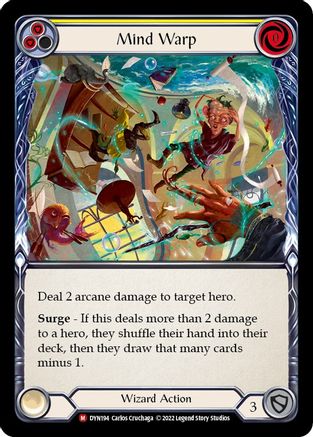 Mind Warp [DYN194] (Dynasty)  Rainbow Foil Flesh And Blood Single Flesh And Blood   
