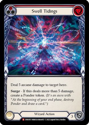 Swell Tidings [DYN195] (Dynasty)  Rainbow Foil Flesh And Blood Single Flesh And Blood   