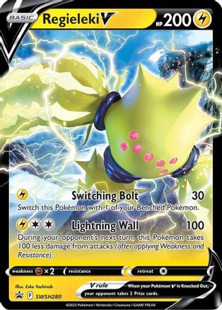 Regieleki V - SWSH280 (SWSH280/307) Holofoil [Promos: SWSH Promo Cards] Pokemon Single Pokémon