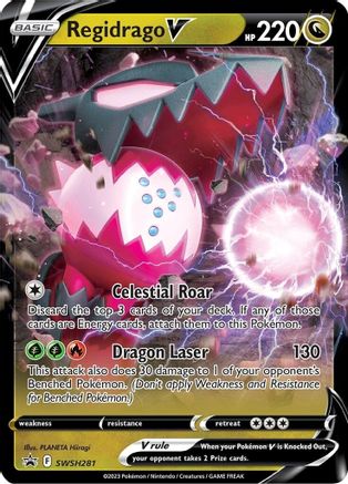 Regidrago V - SWSH281 (SWSH281/307) Holofoil [Promos: SWSH Promo Cards] Pokemon Single Pokémon