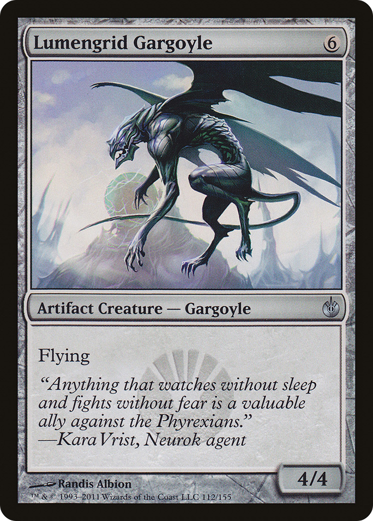 Lumengrid Gargoyle (MBS-112) [Mirrodin Besieged] MTG Single Wizards of the Coast