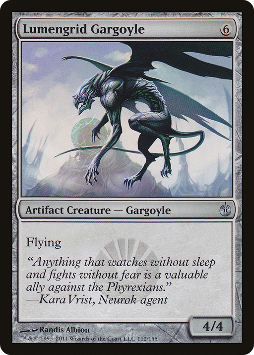 Lumengrid Gargoyle (MBS-112) [Mirrodin Besieged] MTG Single Wizards of the Coast