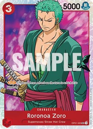 Roronoa Zoro [Romance Dawn] One Piece Single Bandai