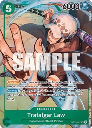 Trafalgar Law (047) (Parallel) (OP01-047) [Romance Dawn] Foil One Piece Single Bandai