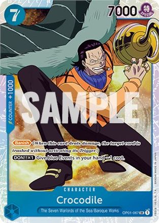 Crocodile (067) (OP01-067) [Romance Dawn] Foil One Piece Single Bandai