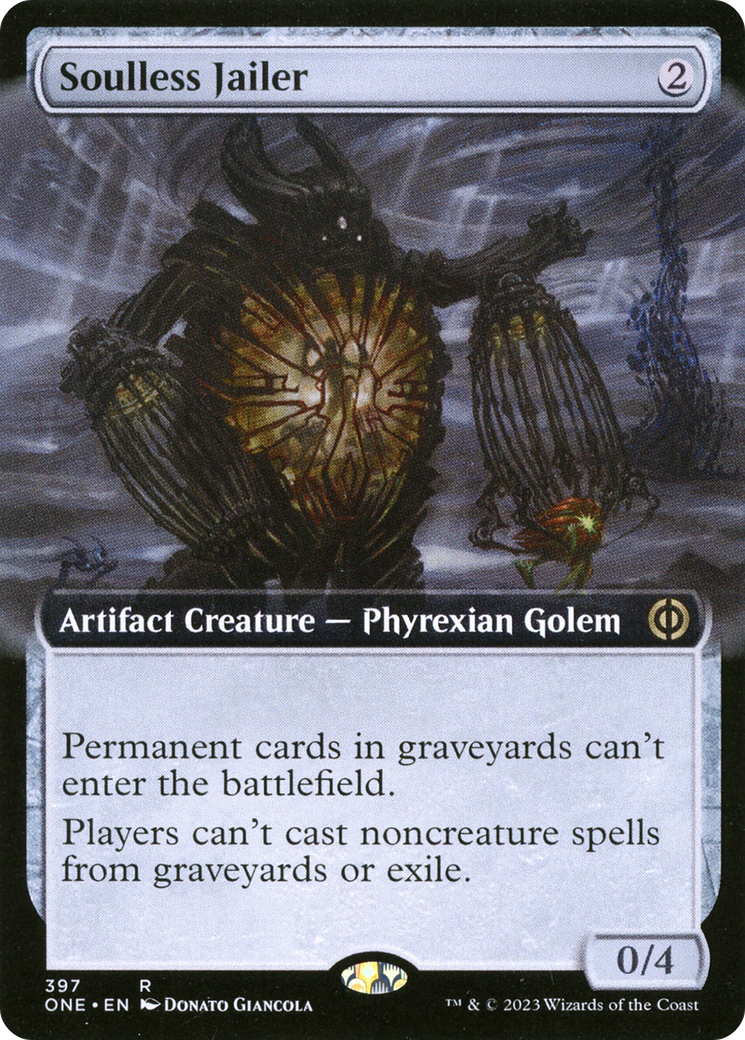 Soulless Jailer (ONE-397) [Phyrexia: All Will Be One] (Extended Art) MTG Single Wizards of the Coast