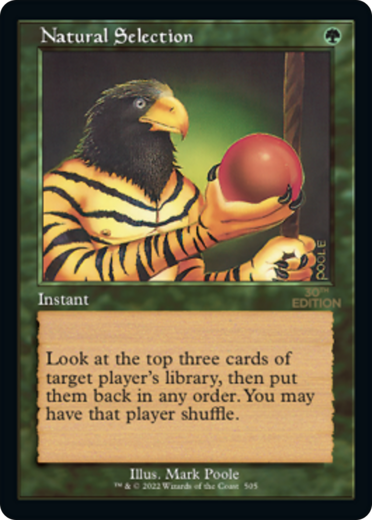 Natural Selection (30A-505) [30th Anniversary Edition] MTG Single Wizards of the Coast