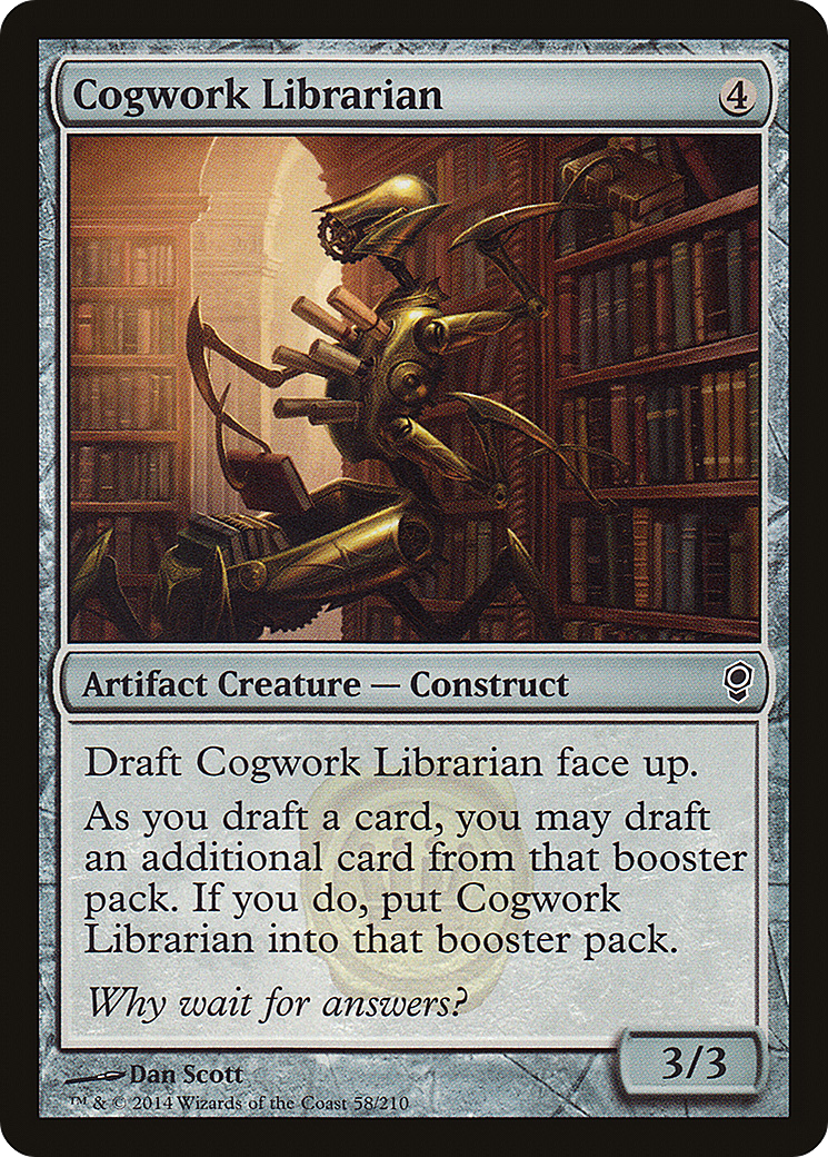 Cogwork Librarian (CNS-058) [Conspiracy] MTG Single Wizards of the Coast