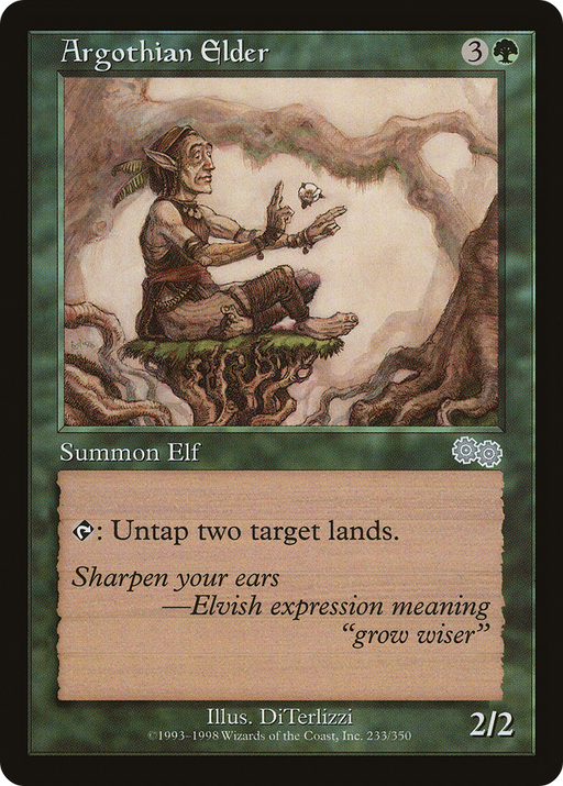 Argothian Elder (USG-233) [Urza's Saga] MTG Single Wizards of the Coast