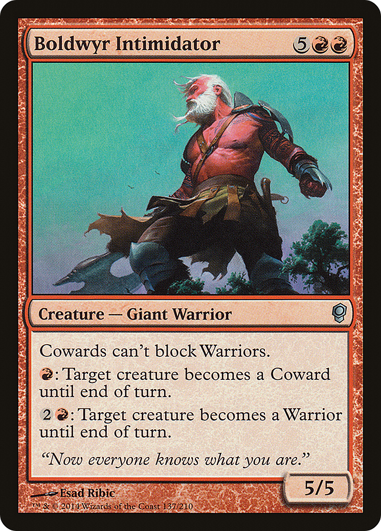 Boldwyr Intimidator (CNS-137) [Conspiracy] MTG Single Wizards of the Coast