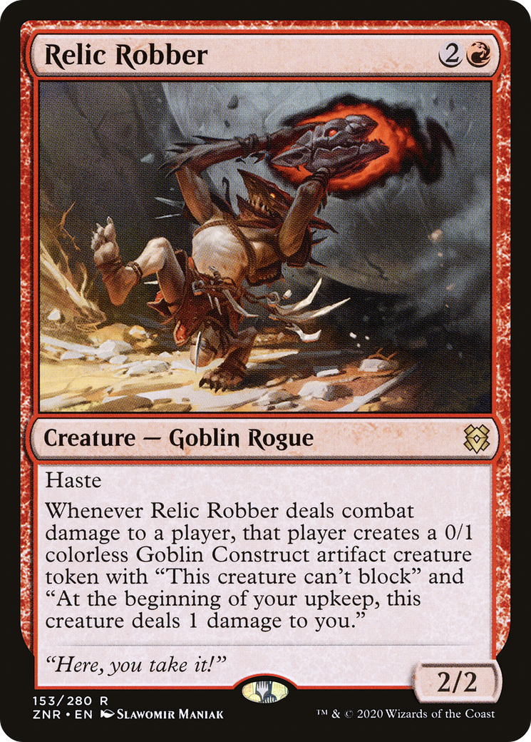 Relic Robber (ZNR-153) [Zendikar Rising] MTG Single Wizards of the Coast
