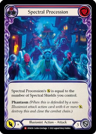 Spectral Procession [DYN216] (Dynasty)  Rainbow Foil Flesh And Blood Single Flesh And Blood   