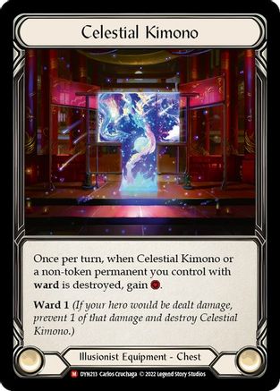 Celestial Kimono [DYN213] (Dynasty)  Rainbow Foil Flesh And Blood Single Flesh And Blood   