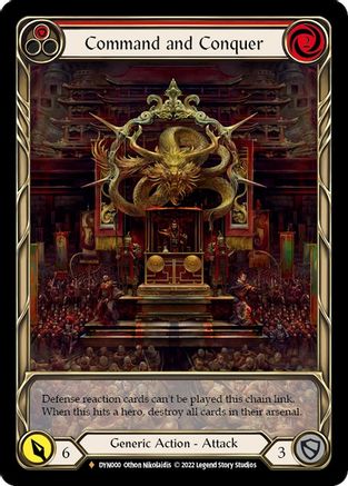 Command and Conquer [DYN000] (Dynasty)  Cold Foil Flesh And Blood Single Flesh And Blood   