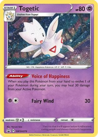 Togetic - SWSH276 (SWSH276/307) Holofoil [Promos: SWSH Promo Cards] Pokemon Single Pokémon