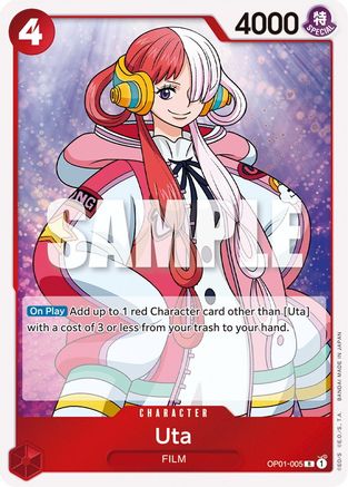 Uta (OP01-005) [Romance Dawn] One Piece Single Bandai