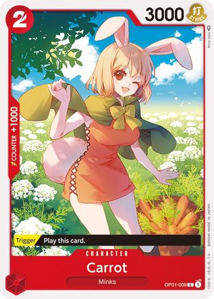 Carrot (OP01-009) [Romance Dawn] One Piece Single Bandai