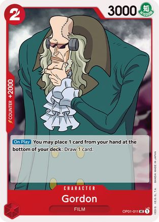 Gordon [Romance Dawn] One Piece Single Bandai