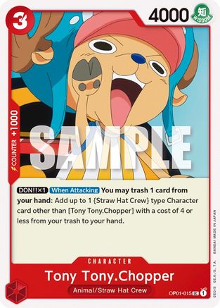 Tony Tony.Chopper (OP01-015) [Romance Dawn] One Piece Single Bandai
