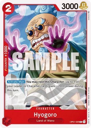Hyogoro (OP01-020) [Romance Dawn] One Piece Single Bandai
