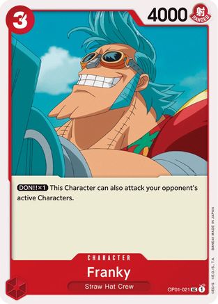 Franky (OP01-021) [Romance Dawn] One Piece Single Bandai