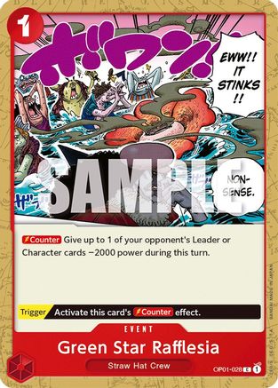 Green Star Rafflesia [Romance Dawn] One Piece Single Bandai