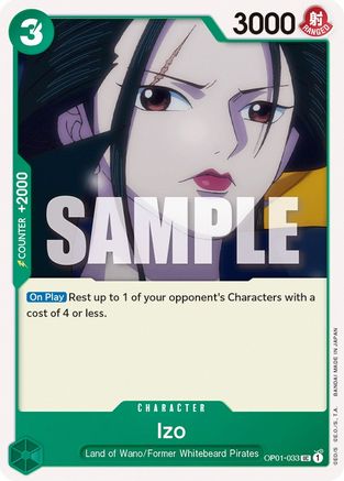 Izo (OP01-033) [Romance Dawn] One Piece Single Bandai