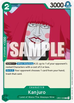 Kanjuro (OP01-038) [Romance Dawn] One Piece Single Bandai