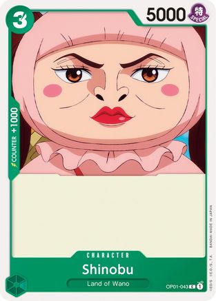 Shinobu (OP01-043) [Romance Dawn] One Piece Single Bandai