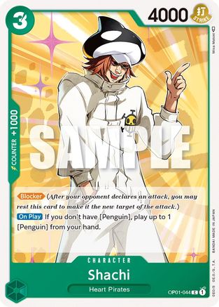 Shachi (OP01-044) [Romance Dawn] One Piece Single Bandai