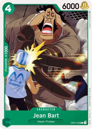 Jean Bart (OP01-045) [Romance Dawn] One Piece Single Bandai