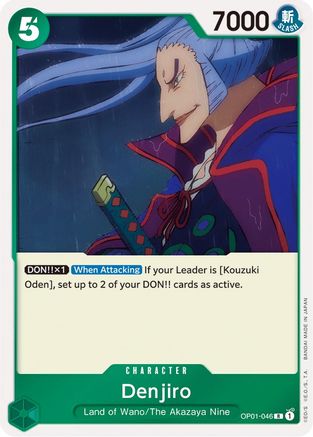 Denjiro (OP01-046) [Romance Dawn] Foil One Piece Single Bandai