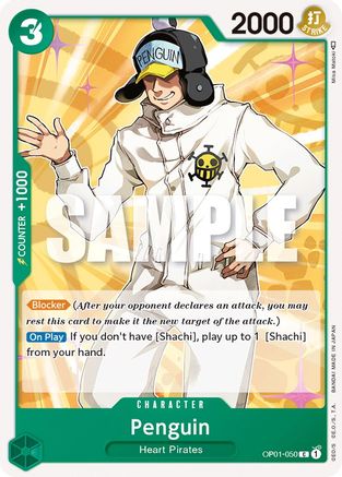 Penguin (OP01-050) [Romance Dawn] One Piece Single Bandai