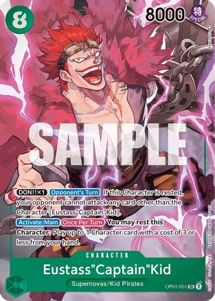 Eustass"Captain"Kid (Parallel) (OP01-051) [Romance Dawn] Foil One Piece Single Bandai
