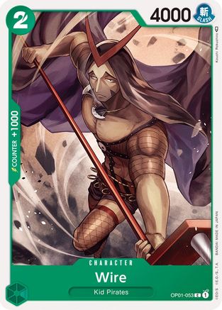Wire (OP01-053) [Romance Dawn] One Piece Single Bandai