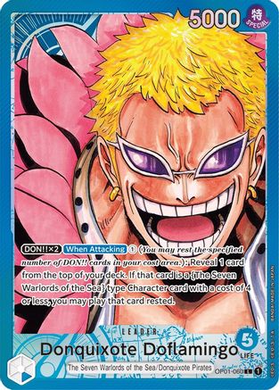 Donquixote Doflamingo (060) (Parallel) (OP01-060) [Romance Dawn] Foil One Piece Single Bandai