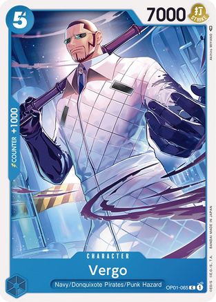 Vergo (OP01-065) [Romance Dawn] One Piece Single Bandai