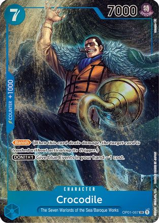 Crocodile (067) (Parallel) (OP01-067) [Romance Dawn] Foil One Piece Single Bandai