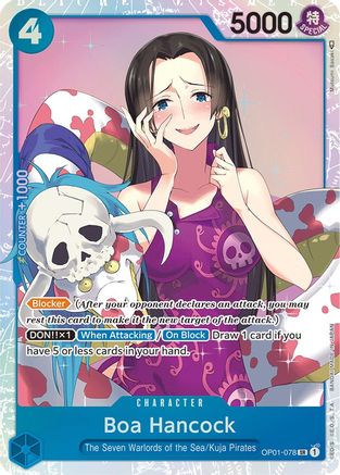 Boa Hancock (OP01-078) [Romance Dawn] Foil One Piece Single Bandai