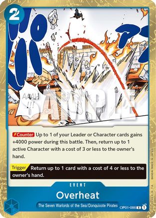Overheat (OP01-086) [Romance Dawn] One Piece Single Bandai