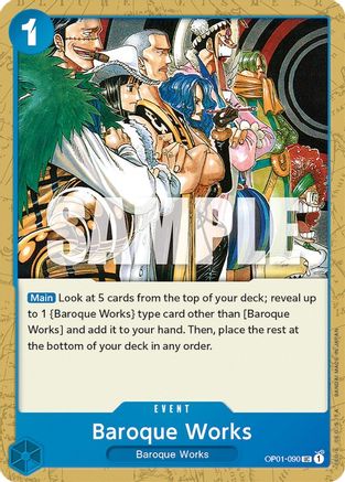 Baroque Works (OP01-090) [Romance Dawn] One Piece Single Bandai