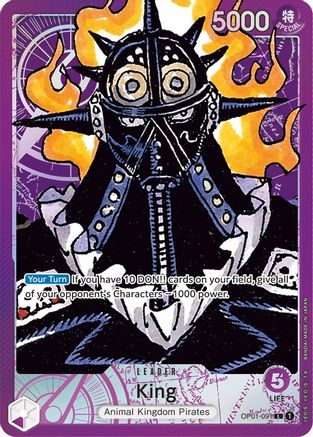 King (091) (Parallel) (OP01-091) [Romance Dawn] Foil One Piece Single Bandai