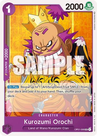 Kurozumi Orochi (OP01-098) [Romance Dawn] One Piece Single Bandai