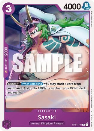 Sasaki (OP01-101) [Romance Dawn] One Piece Single Bandai