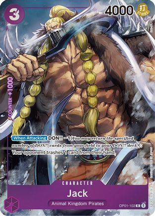 Jack (Parallel) (OP01-102) [Romance Dawn] Foil One Piece Single Bandai