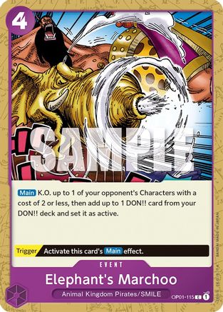 Elephant's Marchoo (OP01-115) [Romance Dawn] One Piece Single Bandai