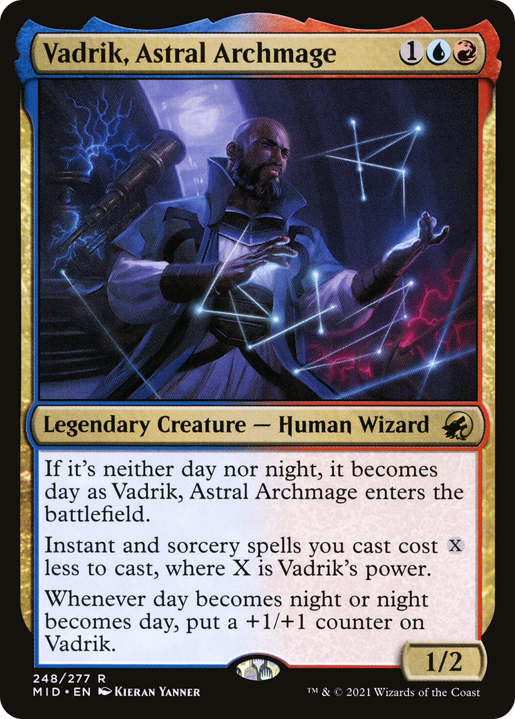 Vadrik, Astral Archmage (MID-248) [Innistrad: Midnight Hunt] Foil MTG Single Wizards of the Coast
