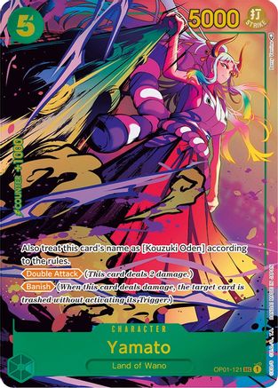 Yamato (Parallel) (OP01-121) [Romance Dawn] Foil One Piece Single Bandai