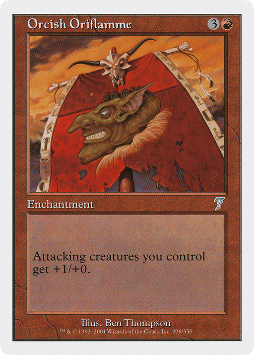 Orcish Oriflamme (7ED-206) [7th Edition] MTG Single Wizards of the Coast