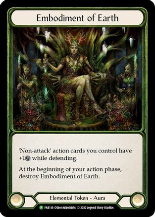 Embodiment of Earth [FAB118] (Promo)  Cold Foil Flesh And Blood Single Flesh And Blood   